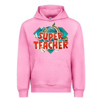 Fuchsia Pink super teacher Urban Hoodie - texasbilliewilder