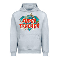 Heather Grey super teacher Urban Hoodie - texasbilliewilder