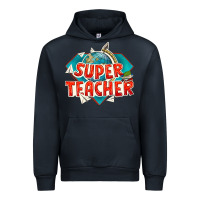 Navy super teacher Urban Hoodie - texasbilliewilder