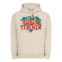 Pigment French Oak super teacher Urban Hoodie - texasbilliewilder