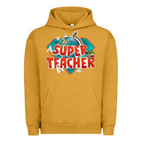 Pigment Peanut Butter super teacher Urban Hoodie - texasbilliewilder