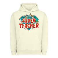 Pigment Pistachio super teacher Urban Hoodie - texasbilliewilder