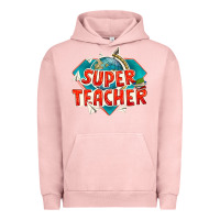 Pigment Salmon super teacher Urban Hoodie - texasbilliewilder