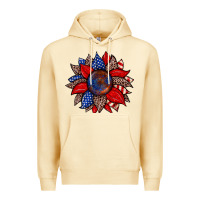 Pina Colada American flag leopard sunflower Premium Hoodie - Zillion Design Studio
