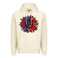 Tofu American flag leopard sunflower Premium Hoodie - Zillion Design Studio