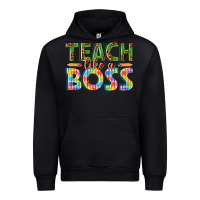 Black teach like a boss Urban Hoodie - texasbilliewilder