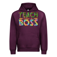 Mauve Wine teach like a boss Urban Hoodie - texasbilliewilder