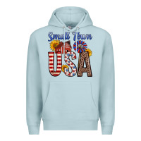 Blue Mist small town usa Premium Hoodie - Zillion Design Studio