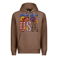 Chestnut small town usa Premium Hoodie - Zillion Design Studio