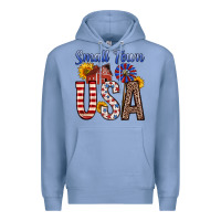 Colony Blue small town usa Premium Hoodie - Zillion Design Studio