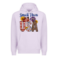 Lilac small town usa Premium Hoodie - Zillion Design Studio