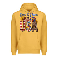 Mustard small town usa Premium Hoodie - Zillion Design Studio
