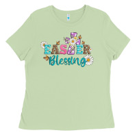 Matcha easter blessing with  cross Ladies Tee - Artiststas