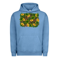 Pigment Pebble Blue st patricks day background Urban Hoodie - RanaPortraitStore