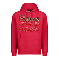 Cardinal mama is my valentine Premium Hoodie - RanaPortraitStore