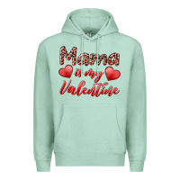 Seafoam mama is my valentine Premium Hoodie - RanaPortraitStore