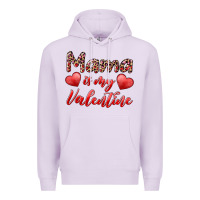 Lilac mama is my valentine Premium Hoodie - RanaPortraitStore