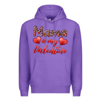 Purple mama is my valentine Premium Hoodie - RanaPortraitStore