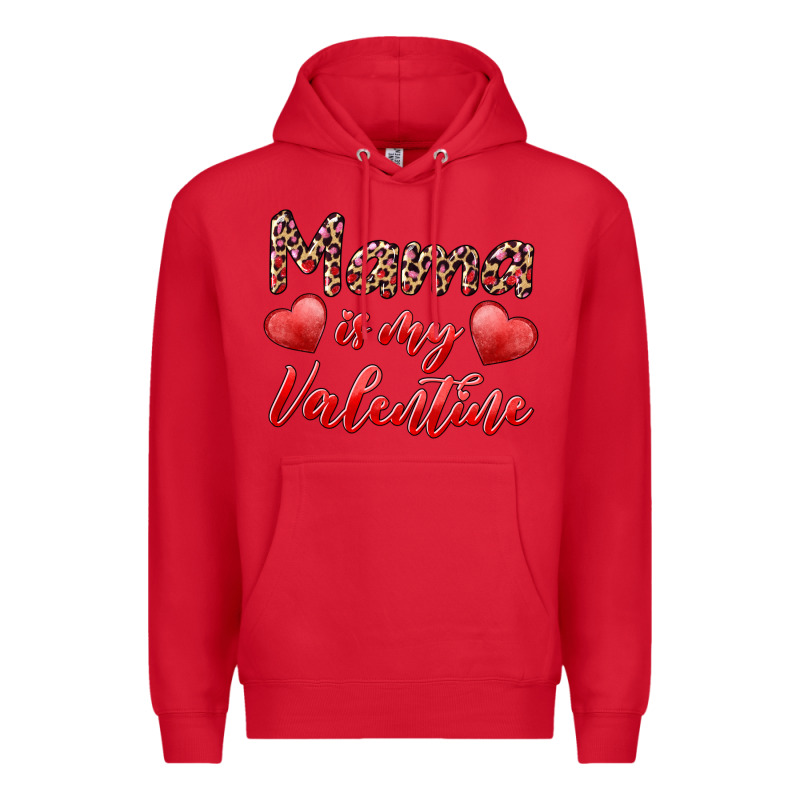 Mama Is My Valentine Premium Hoodie by RanaPortraitStore | Teevron