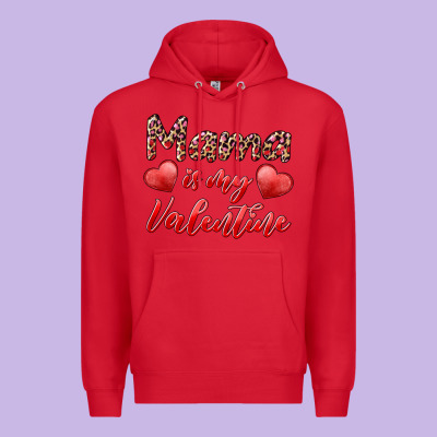 Mama Is My Valentine Premium Hoodie Designed By Ranaportraitstore