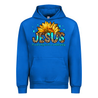Cobalt jesus it s not religion it s a relationship Urban Hoodie - Zillion Design Studio