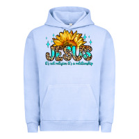 Pigment Grape Ice jesus it s not religion it s a relationship Urban Hoodie - Zillion Design Studio