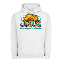 Pigment Lunar Rock jesus it s not religion it s a relationship Urban Hoodie - Zillion Design Studio