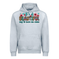 Heather Grey it s a beautiful day to leave me alone Urban Hoodie - Zillion Design Studio