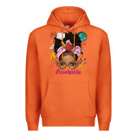 Carrot afro messy bun teacherlife Premium Hoodie - texasbilliewilder