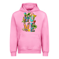 Fuchsia Pink summer love teacher Urban Hoodie - texasbilliewilder