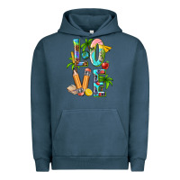 Pigment Midnight Navy summer love teacher Urban Hoodie - texasbilliewilder