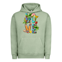 Pigment Oil Green summer love teacher Urban Hoodie - texasbilliewilder