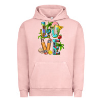 Pigment Salmon summer love teacher Urban Hoodie - texasbilliewilder