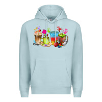 Blue Mist art teacher coffee cups Premium Hoodie - texasbilliewilder