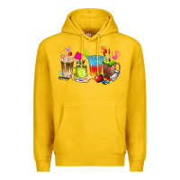 Lemon art teacher coffee cups Premium Hoodie - texasbilliewilder