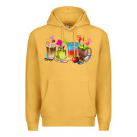 Mustard art teacher coffee cups Premium Hoodie - texasbilliewilder