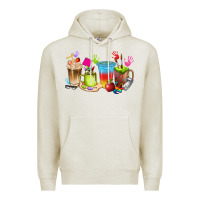 Oatmeal Heather art teacher coffee cups Premium Hoodie - texasbilliewilder