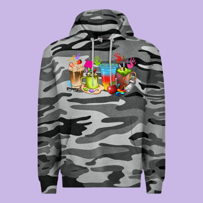 Art Teacher Coffee Cups Premium Hoodie Designed By Texasbilliewilder