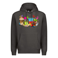 Smoke art teacher coffee cups Premium Hoodie - texasbilliewilder