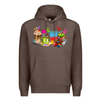 Coffee art teacher coffee cups Premium Hoodie - texasbilliewilder
