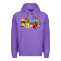 Purple art teacher coffee cups Premium Hoodie - texasbilliewilder
