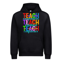 Black teach compassion teach kindness teach confidence Urban Hoodie - texasbilliewilder