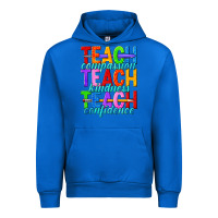 Cobalt teach compassion teach kindness teach confidence Urban Hoodie - texasbilliewilder