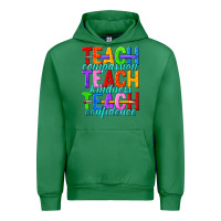 Emerald teach compassion teach kindness teach confidence Urban Hoodie - texasbilliewilder