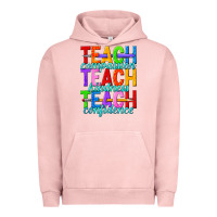 Pigment Salmon teach compassion teach kindness teach confidence Urban Hoodie - texasbilliewilder
