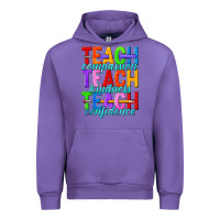 Tulip teach compassion teach kindness teach confidence Urban Hoodie - texasbilliewilder