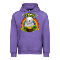 Tulip st patricks day baby sheep shamrocks gold rainbow Urban Hoodie - RanaPortraitStore