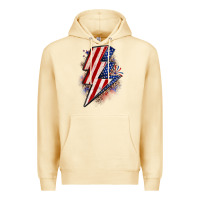 Pina Colada leopard american flag lightning bolt Premium Hoodie - Zillion Design Studio