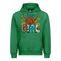 Emerald hay girl Urban Hoodie - Zillion Design Studio