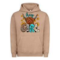 Pigment Burro hay girl Urban Hoodie - Zillion Design Studio